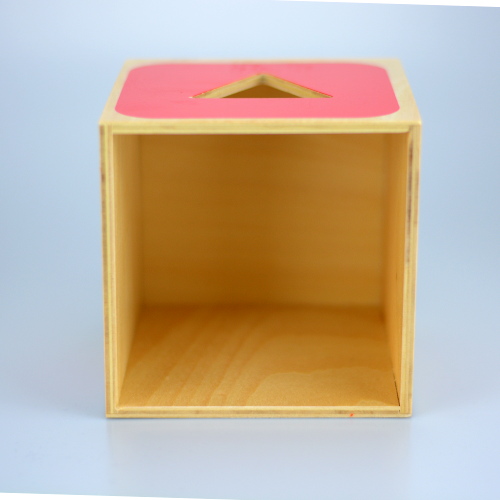 Wooden Stacking Cubes Shape Sorter, Wooden Stacking Cubes